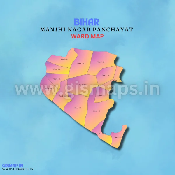 Manjhi Nagar Panchayat Ward Map